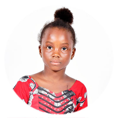 Mariama Diallo, 8 years old, grade 1.