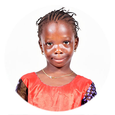 Oumou Sylla, 7 years old, grade 1.